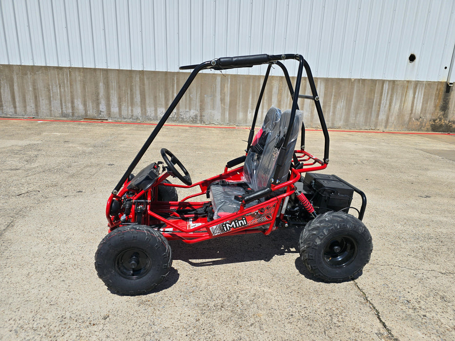 Trailmaster iMini, Kids All Electric go cart, Reverse, 48v, Up to 30 miles on a charge, 2 speed settings