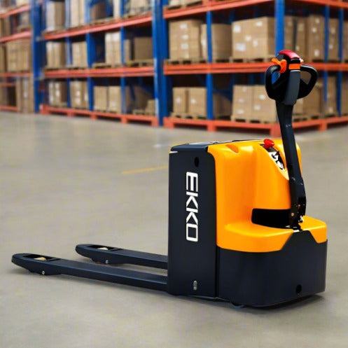 EKKO Electric Walkie Pallet Truck with 5500 lb Load Capacity - EP25E