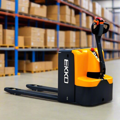 EKKO Electric Walkie Pallet Truck with 4400 lb Load Capacity - EP20E