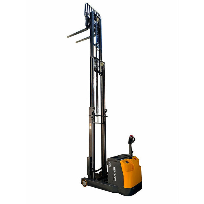 EKKO Moving Mast Walkie Reach Truck 3300 lb Cap., 216" Height - EH15TH