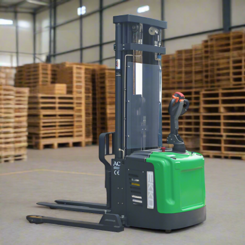 EKKO Lithium Straddle Stacker | Side-Shifting | 189" Lift Height | 4400 lb Capacity | EB16EAS-189Li