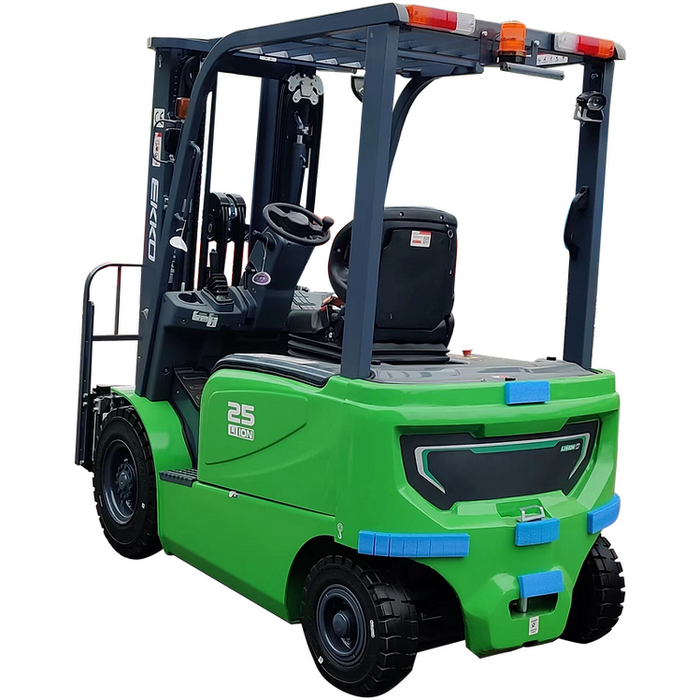 EKKO 4 Wheel Electric Forklift, 5000 lbs Cap., 212" Lift Ht - EK25G-212LI