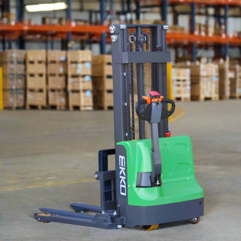 EKKO Lithium Straddle Stacker | 98" Lift Height | 2640 lb Capacity | EB12E-98Li