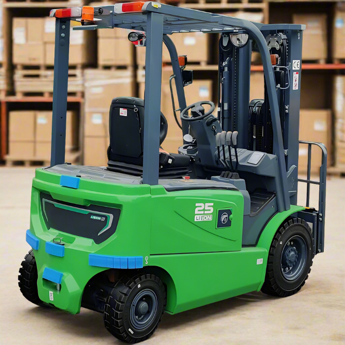 EKKO 4 Wheel Electric Forklift, 5000 lbs Cap., 212" Lift Ht - EK25G-212LI