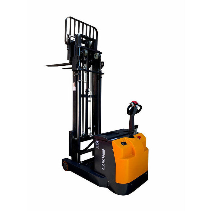 EKKO Moving Mast Walkie Reach Truck 3300 lb Cap., 216" Height - EH15TH