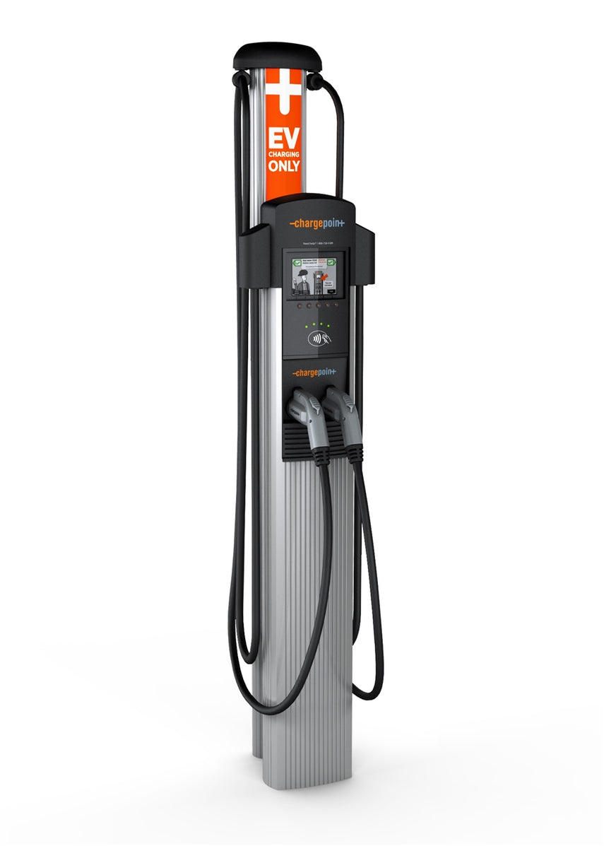 Chargepoint CT4000 | PEDESTAL | Level 2 AC Commercial Charging Station ...
