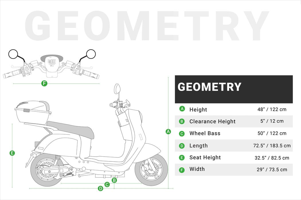 EMMO Merona - Scooter Style Electronic bike | Top Speed - 20 mph