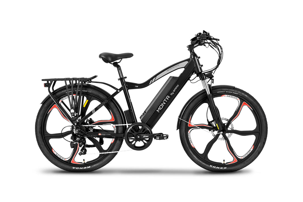 EMMO- Monta Pro 2.0 | Power-Assist Electric Mountain Bike| Top Speed 20 mph