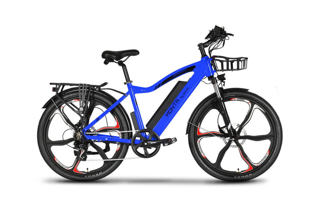 EMMO- Monta Pro 2.0 | Power-Assist Electric Mountain Bike| Top Speed 20 mph