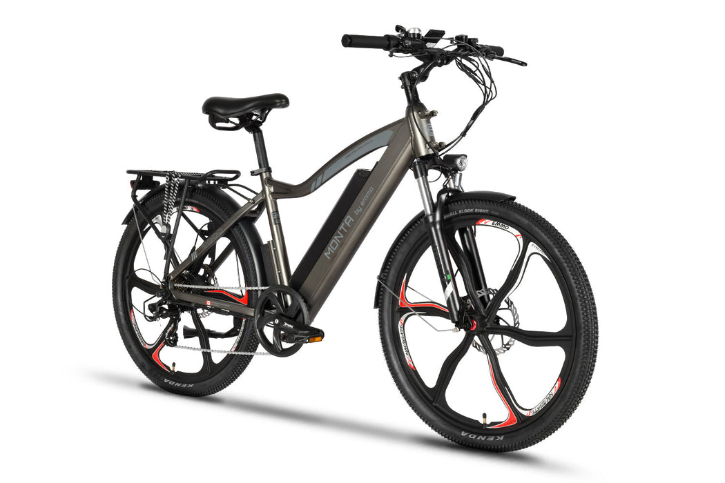 EMMO- Monta Pro 2.0 | Power-Assist Electric Mountain Bike| Top Speed 20 mph