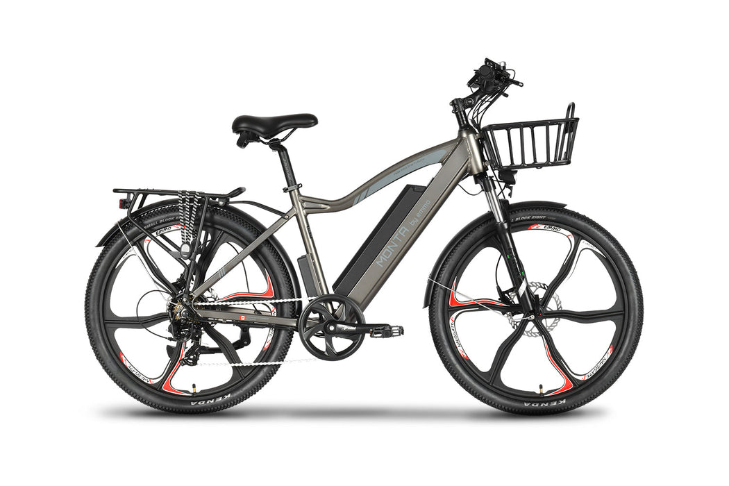 EMMO- Monta Pro 2.0 | Power-Assist Electric Mountain Bike| Top Speed 20 mph