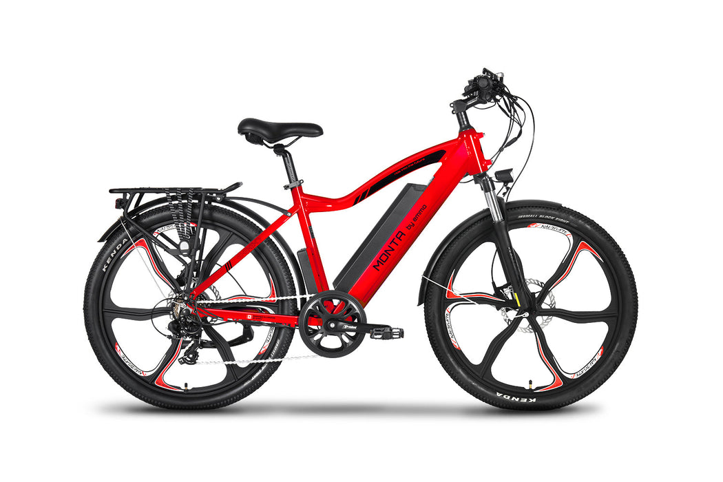 EMMO- Monta Pro 2.0 | Power-Assist Electric Mountain Bike| Top Speed 20 mph