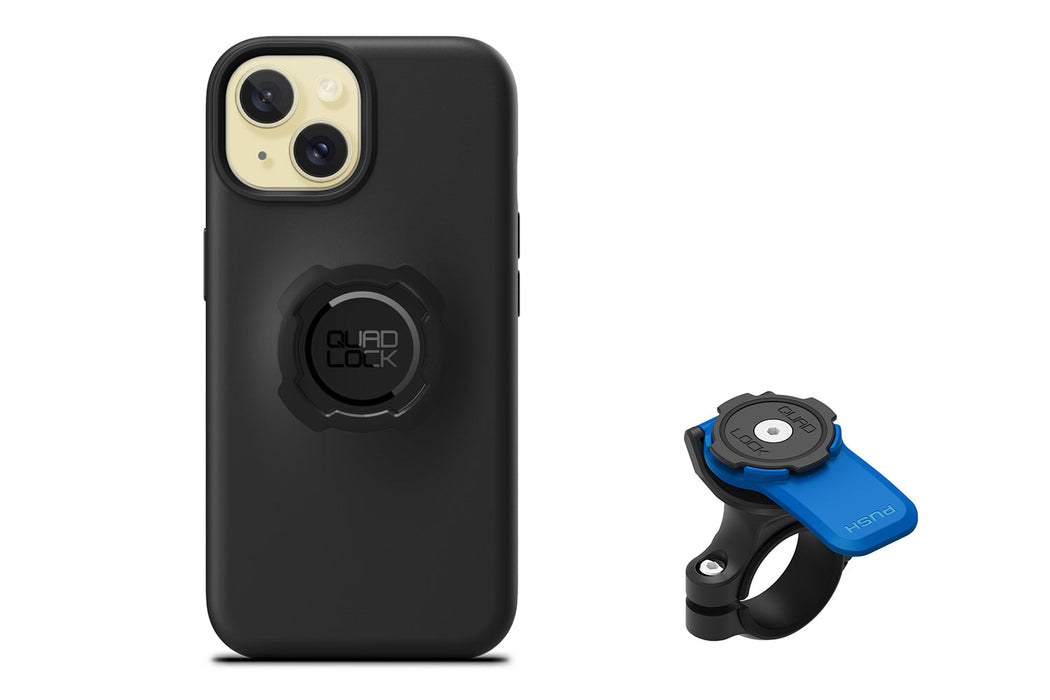 Quad Lock® iPhone Case + Motorcycle Handlebar Mount Combo