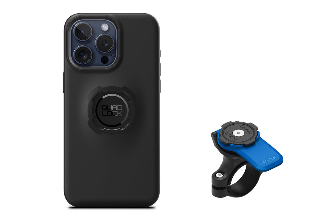 Quad Lock® iPhone Case + Motorcycle Handlebar Mount Combo