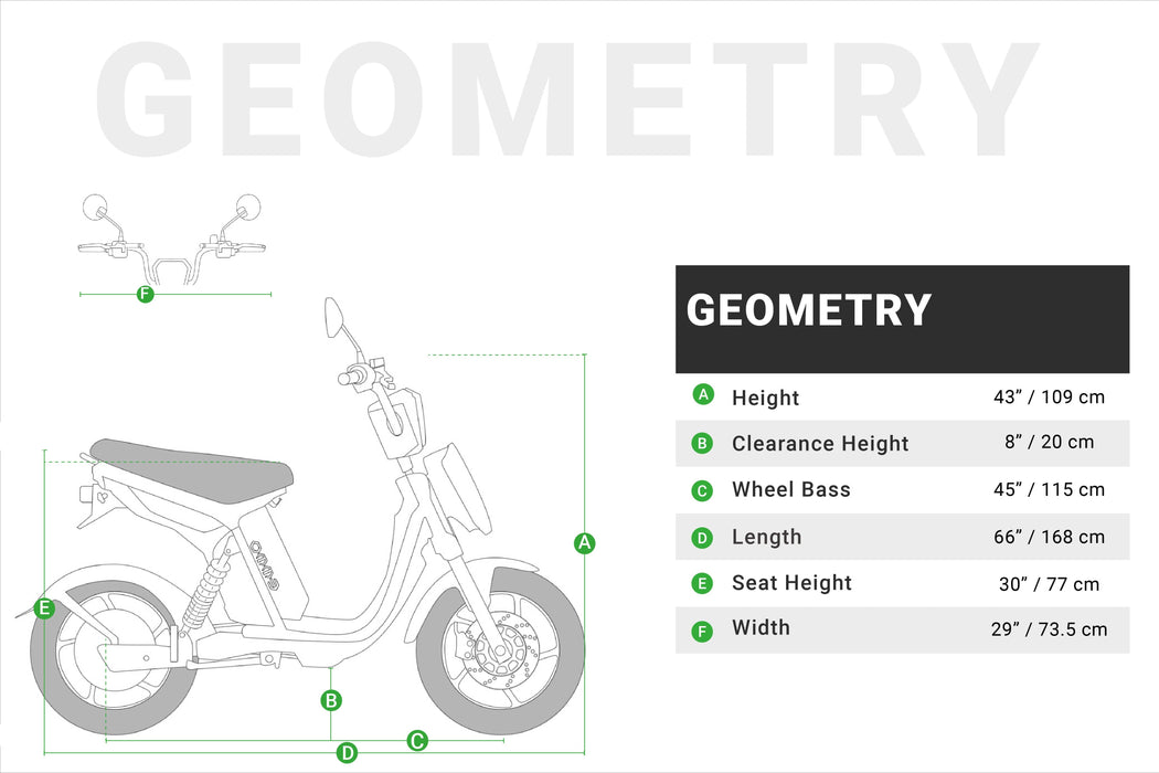 EMMO Urban T2- Scooter Style E-bike | Max Speed - 20 mph