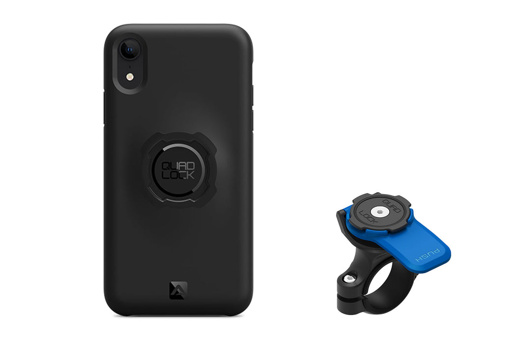 Quad Lock® iPhone Case + Motorcycle Handlebar Mount Combo