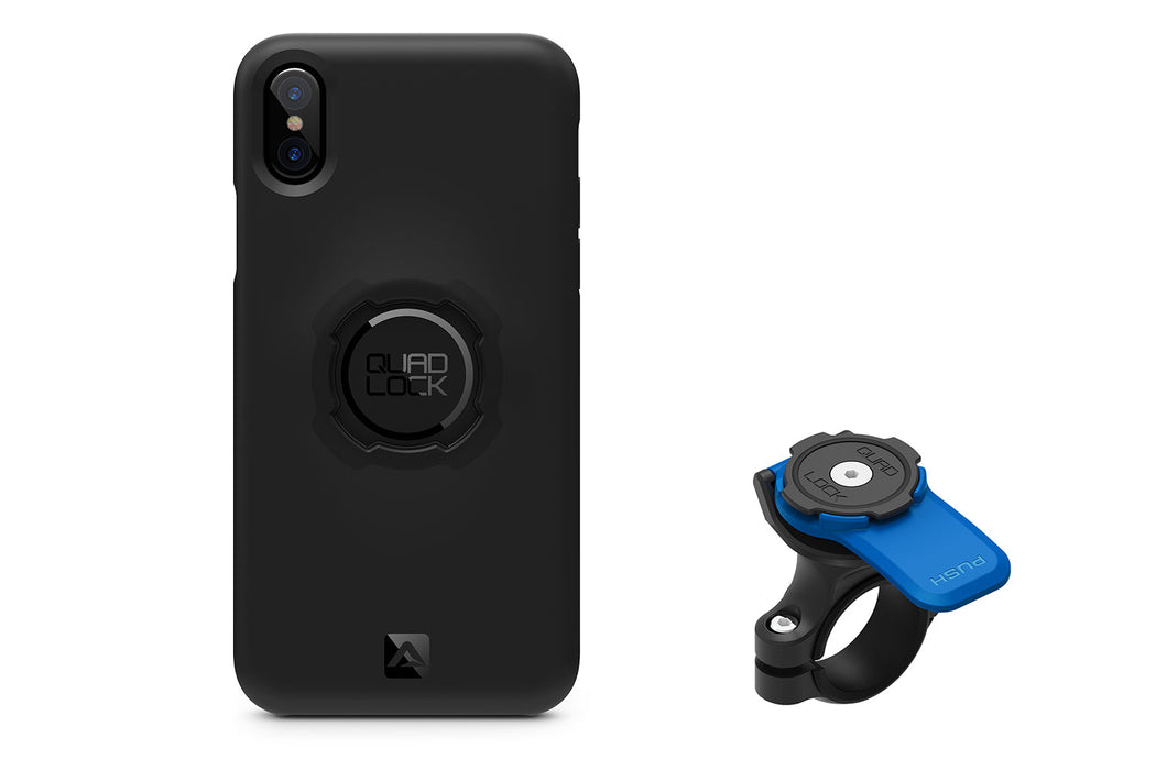 Quad Lock® iPhone Case + Motorcycle Handlebar Mount Combo